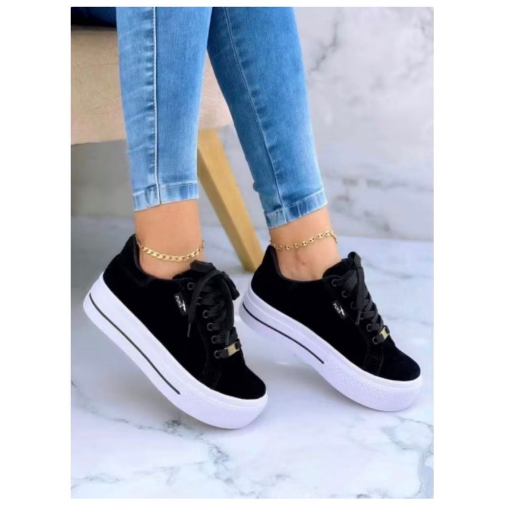 Tênis Feminino casual lançamento leve e confortável mais vendido em Oferta na Shopee