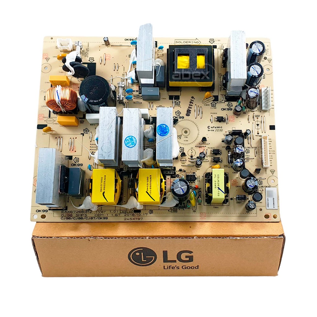 Placa Fonte Mini System LG CJ87 CJ88 EBR84274201 Original
