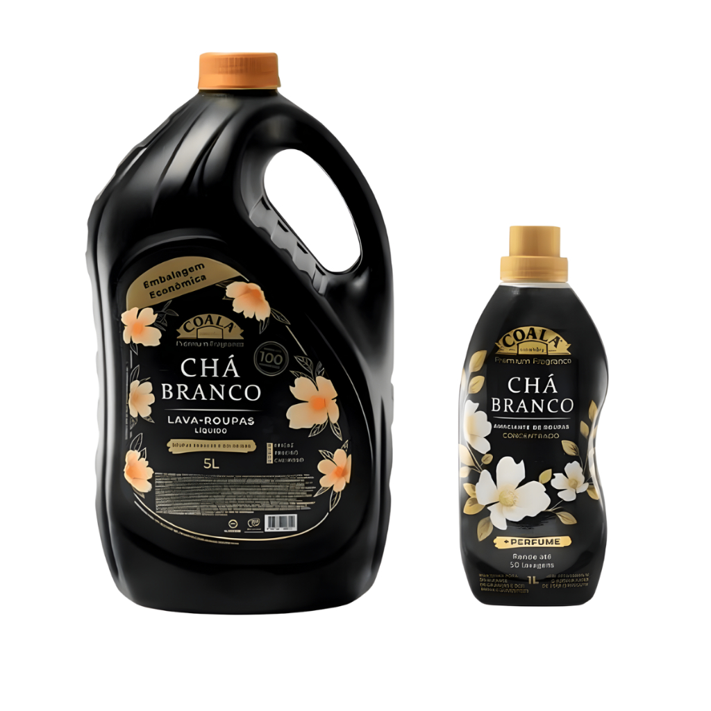 Kit Lava Roupas 5L + Amaciante 1L Chá Branco Coala