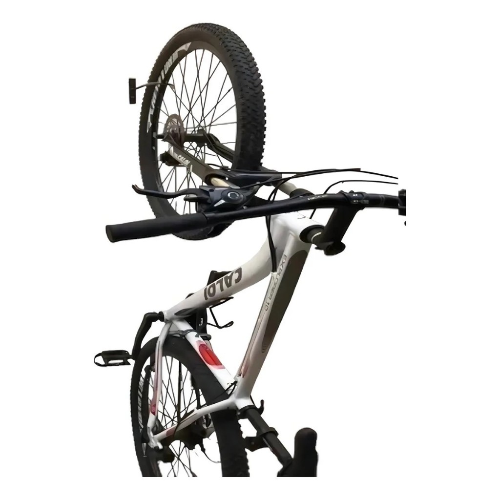 Suporte Parede Bicicleta Reforçado Aço - Kit 1 2 ou 3 Unidades - Economiza Espaço Garagem
