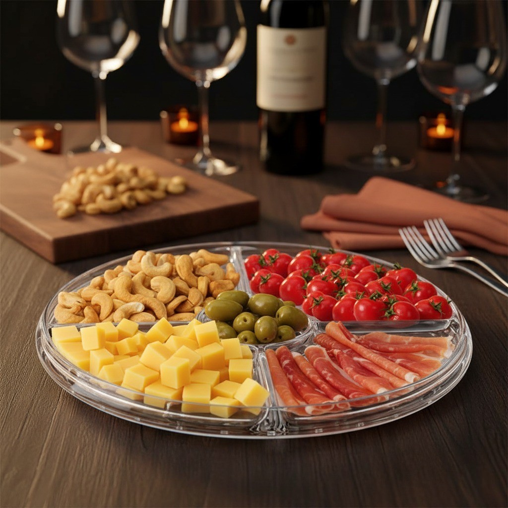 Petisqueira Vidro Monaco, Petisqueira de Vidro 2 Em 1 - Ruvolo em Oferta na Shopee