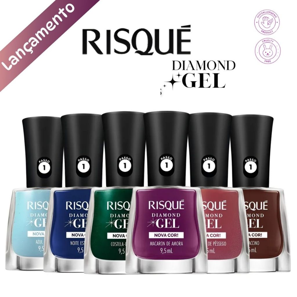 Cores Esmalte Gel Risque: Onde Comprar | BuscaProdutos