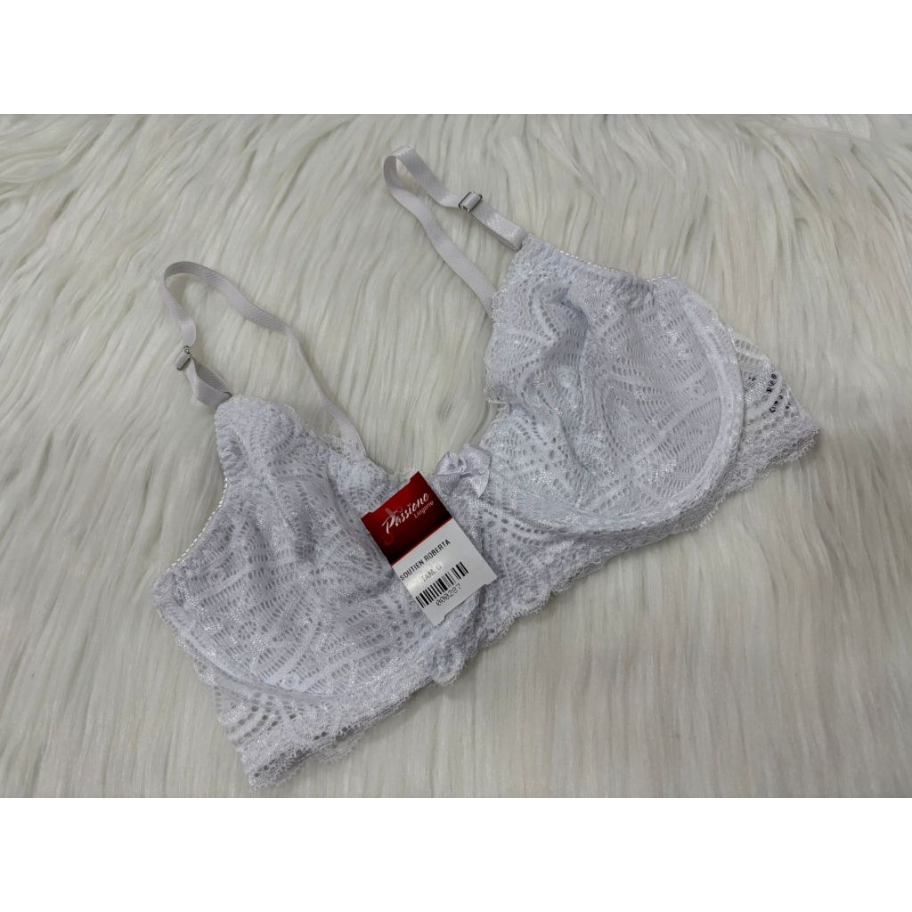 KIT 3 Sutiã com aro e renda sem bojo P AO PLUS SIZE ROBERTA
