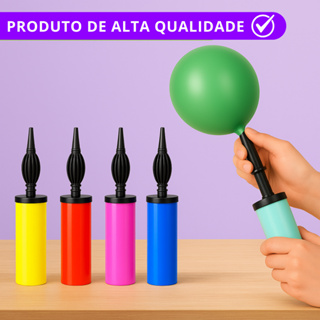 Bomba para encher balão – Bomba inflador manual bexiga – Festa decoração em Oferta na Shopee