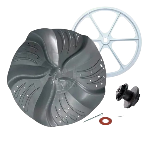 KIT AGITADOR 38CM COLORMAQ LCB LCS 10 e 12 KG  COMPLETO  POLIA E CUBO