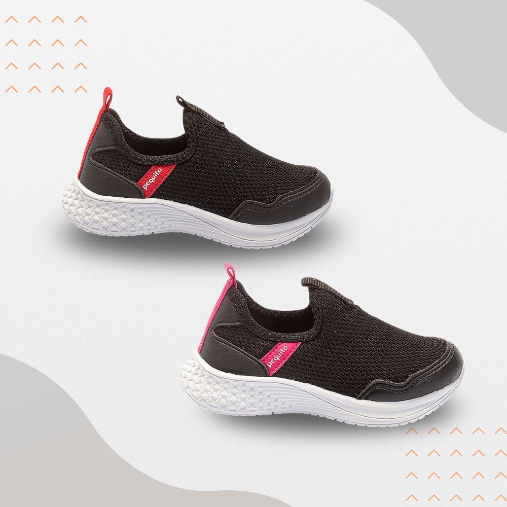 Tênis Infantil Unissex Volta às Aulas Esportivo Jogging Calce-Fácil em Oferta na Shopee