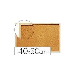 Quadro de Aviso Cortiça 40x30 - Moldura em madeira - acompanha 30 alfinetes coloridos em Oferta na Shopee