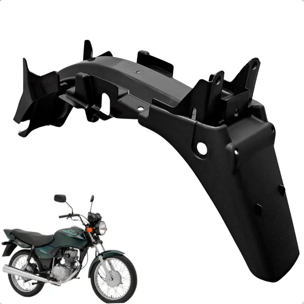 Paralama Traseiro Tork Titan 125 2000/2004 Fan 125 2005/2008