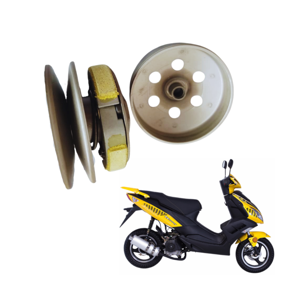 Embreagem Traseira Para Scooter Wuyang 50 / Bull Spirit 50cc
