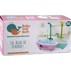 Banheira Que Sai Água De Verdade Elétrica Banho Em Bonecas