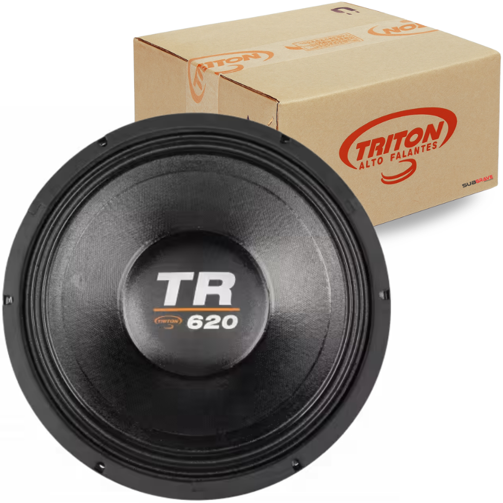 Alto Falante Woofer Triton TR620 12” 620W RMS 4 Ohms Pancadão