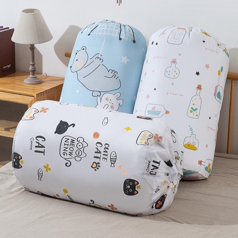 Saco organizador com formato redondo para organização e super compacto