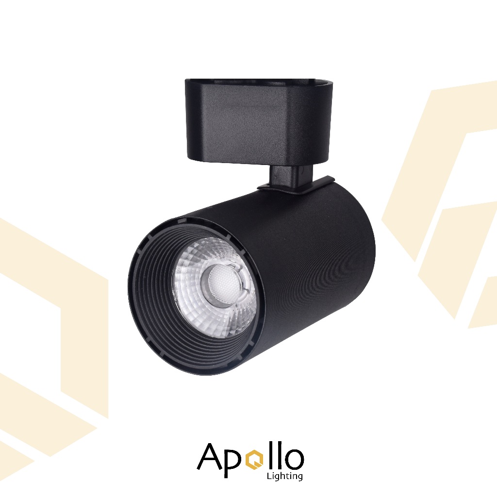 kit 1un ou 2un spot 7w Preto para trilho eletrificado amarelo 3000k/Neutro 4000k/Branco 6500k