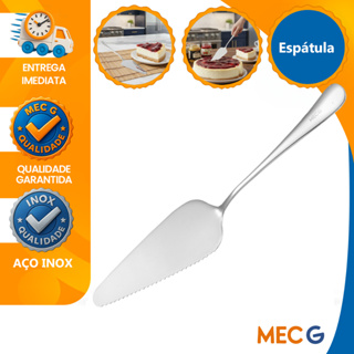 Espátula de Inox Elegance para Cortar Bolo Torta e Pães de Aço Inox Pá de Servir Mec g em Oferta na Shopee