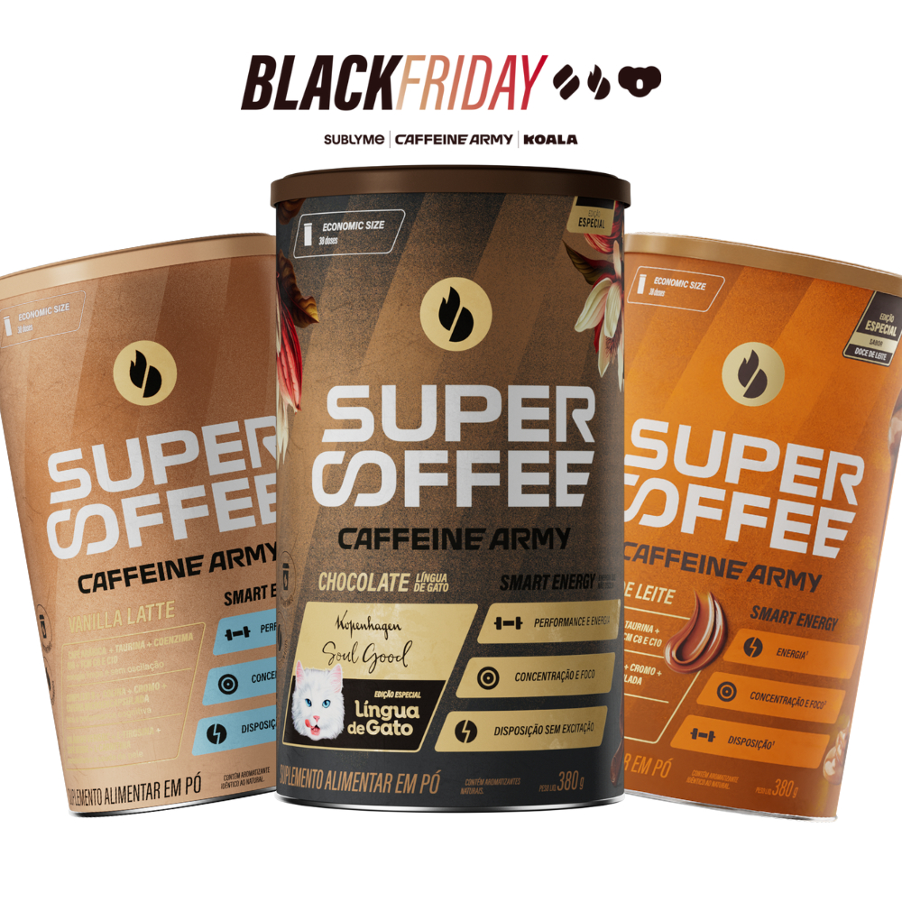 SuperCoffee (380g) - Todos os Sabores - Economic Size - Energia e Foco para o Seu Dia Mais...