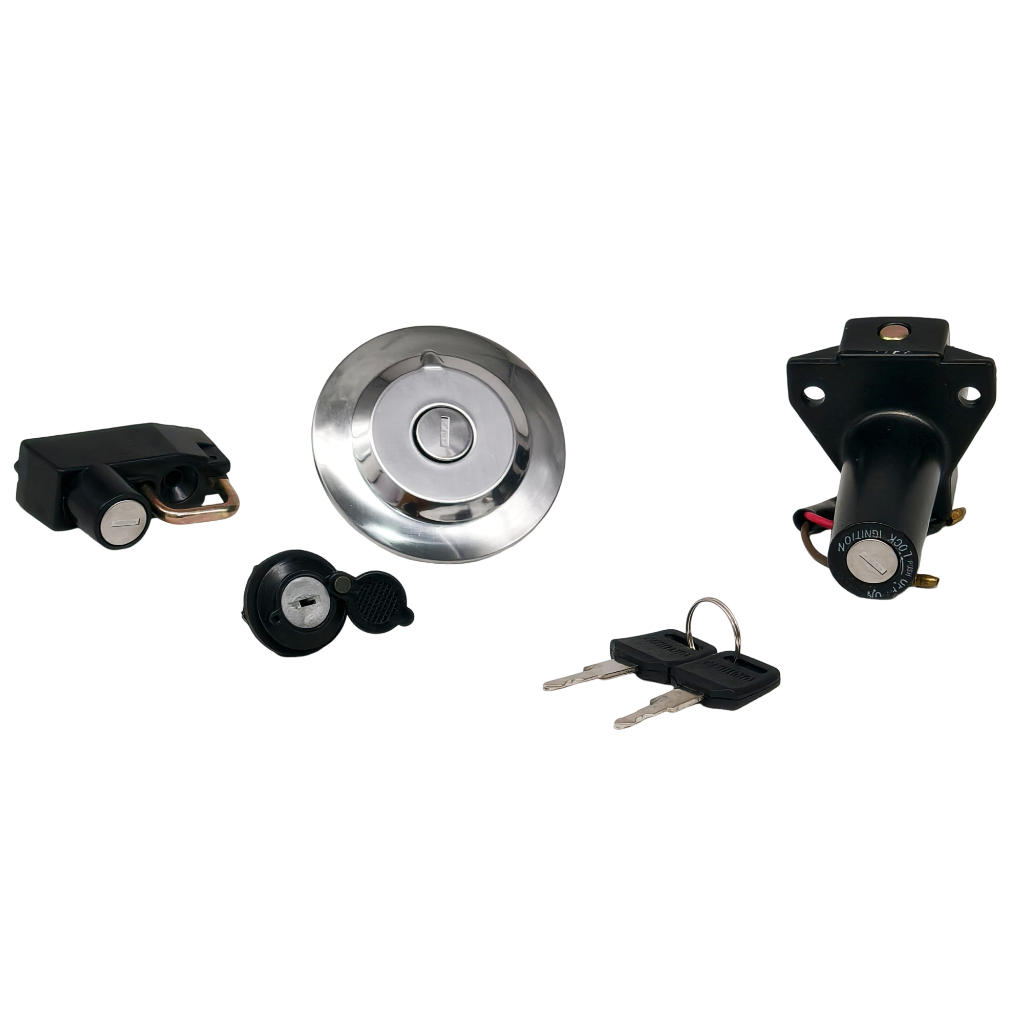 Kit Chave de Ignição Para Ybr 125 Factor 2009 Até 2013 Travas e Tampa Tanque em Oferta na Shopee