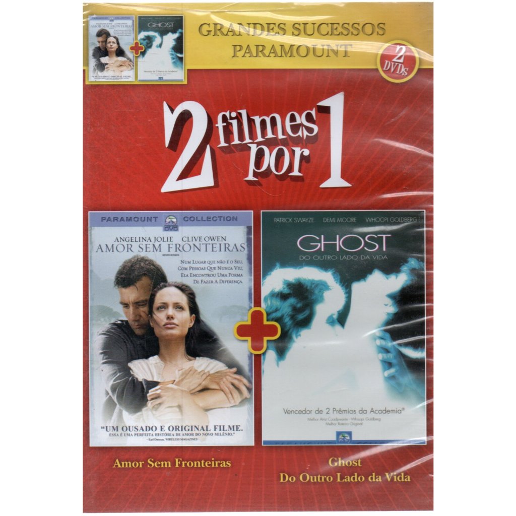 Dvd 2 Em 1 Amor Sem Fronteiras E Ghost Do Outro Lado Da Vida