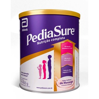Suplemento Infantil Em Pó Pediasure Morango Com 400g em Oferta na Shopee