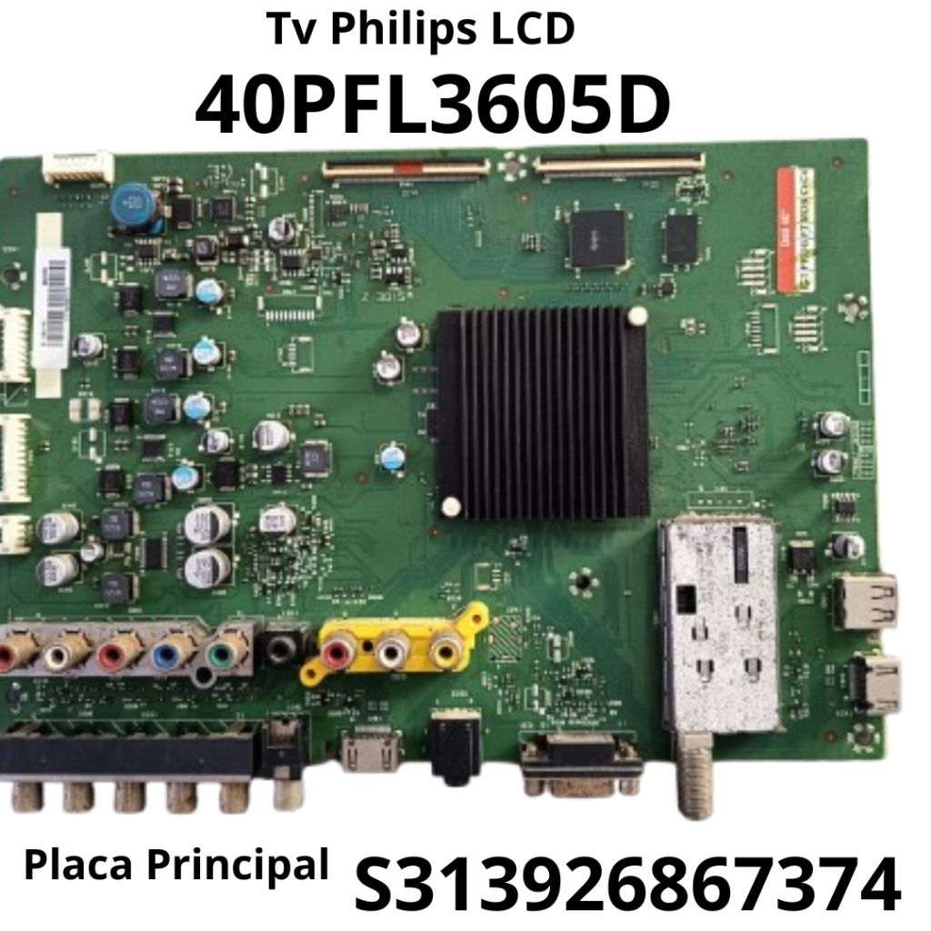 2733 Placa principal para tv Philips LED Mod: 40PFL3605D
