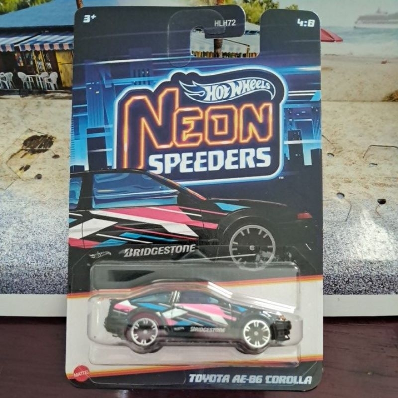 Hot Wheels Neon Speeders Toyota AE 86 Corolla Bridgestone