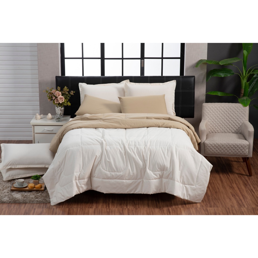 Kit Edredom Italiano 100% Algodão 03 Peças 200 Fios Percal Casal Queen Dupla Face Casa Dona em Oferta na Shopee