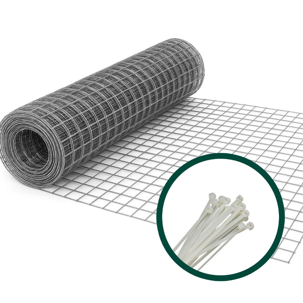 Tela Soldada Fachada Alvenaria 0,50mt X 5mt + Abraçadeira em Oferta na Shopee