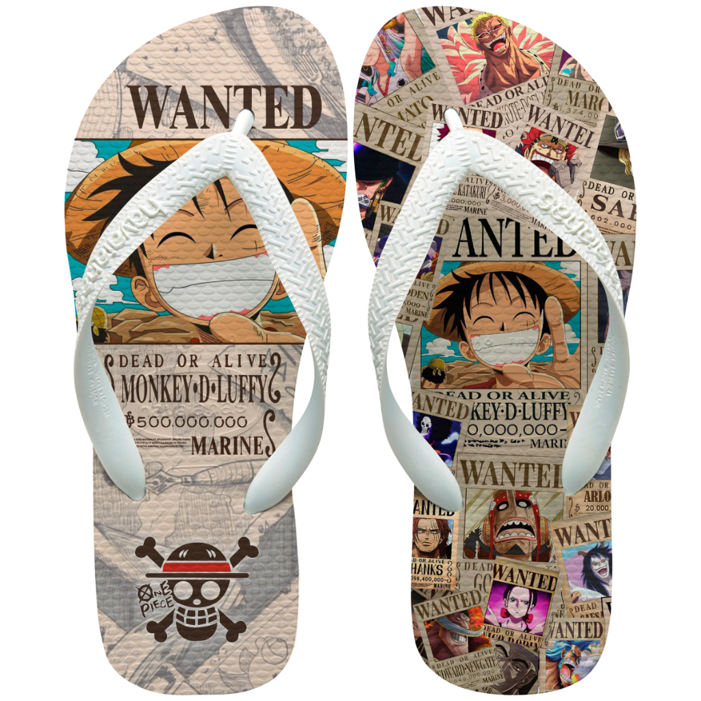 Chinelo Premium Personalizado One Piece Adulto e Infantil Unissex Anime em Oferta na Shopee