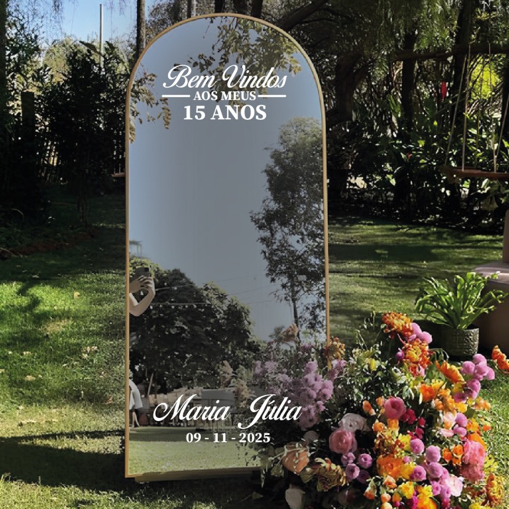 ADESIVO para espelho decorativo para 15 anos LEIA O ANUNCIO COMPLETO em Oferta na Shopee