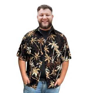 Camisa Viscose Floral, Camisa Havaiana, Camisa Estampada plus size G1 ao G4
