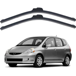 Par Palheta Limpador Parabrisa Fit 2003 à 2008 Paleta Limpador Parabrisa Honda Fit 2003 à 2008
