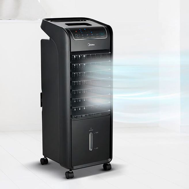 Climatizador de Ar Midea Akaf Akap Refrescar o Ar e Climatiza com Bolsas de Gelo Portatil
