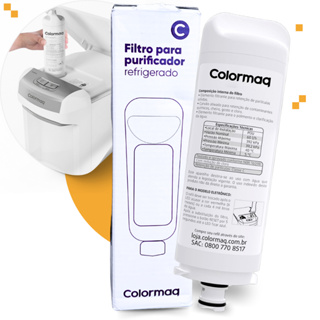 Filtro Refil Purificador Agua Acqua Eletronico Colormaq Original Tripla Filtração Redução de Cloro em Oferta na Shopee