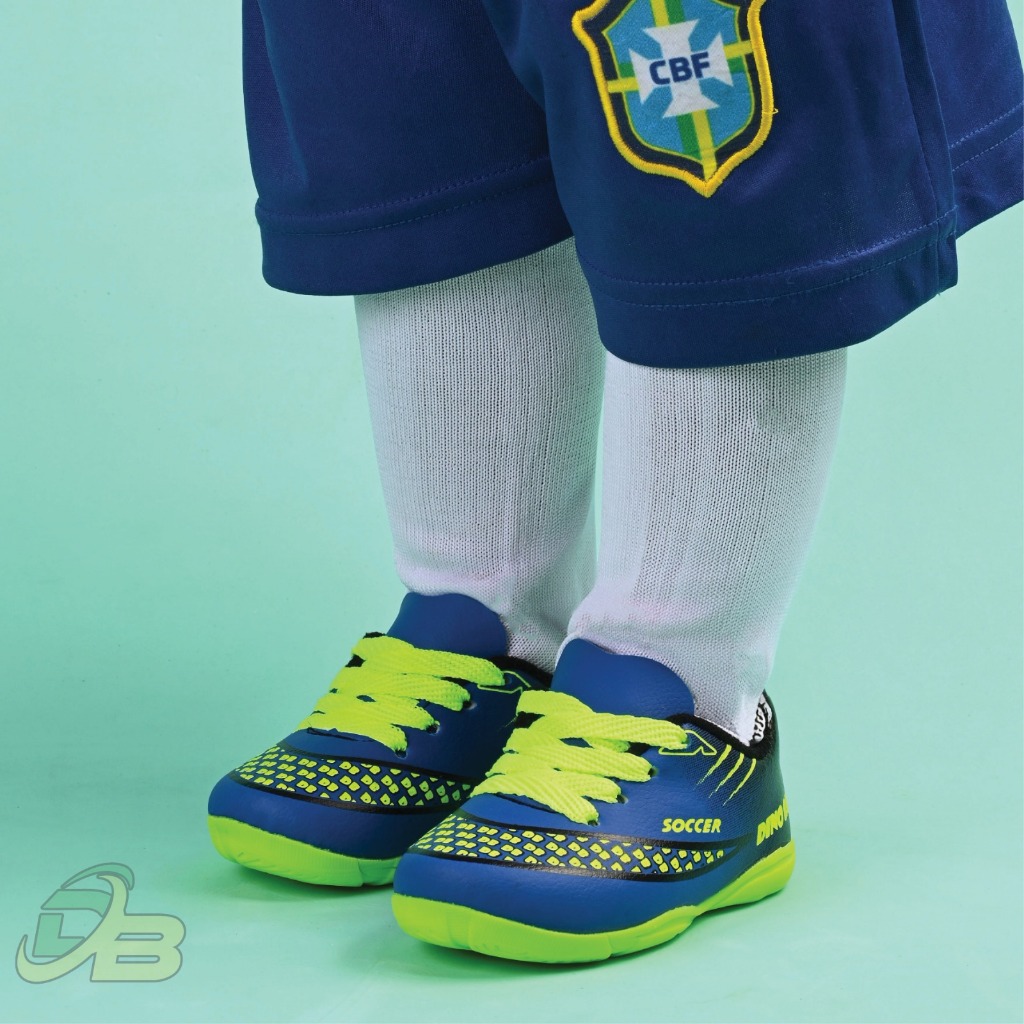 Chuteira Bebê Dino Baby Quadra Futsal Soccer Antiderrapante Escolar Meninos Meninas 18ao25 em Oferta na Shopee