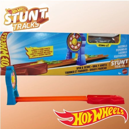 Hot Wheels Pistas Stunt Tracks: Lançador Girar e Marcar HFY68 -  Mattel
