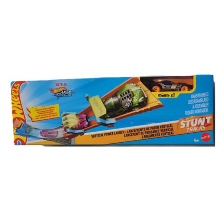 Hot Wheels Pistas Stunt Tracks: Lançamento Vertical HFY69 -  Mattel