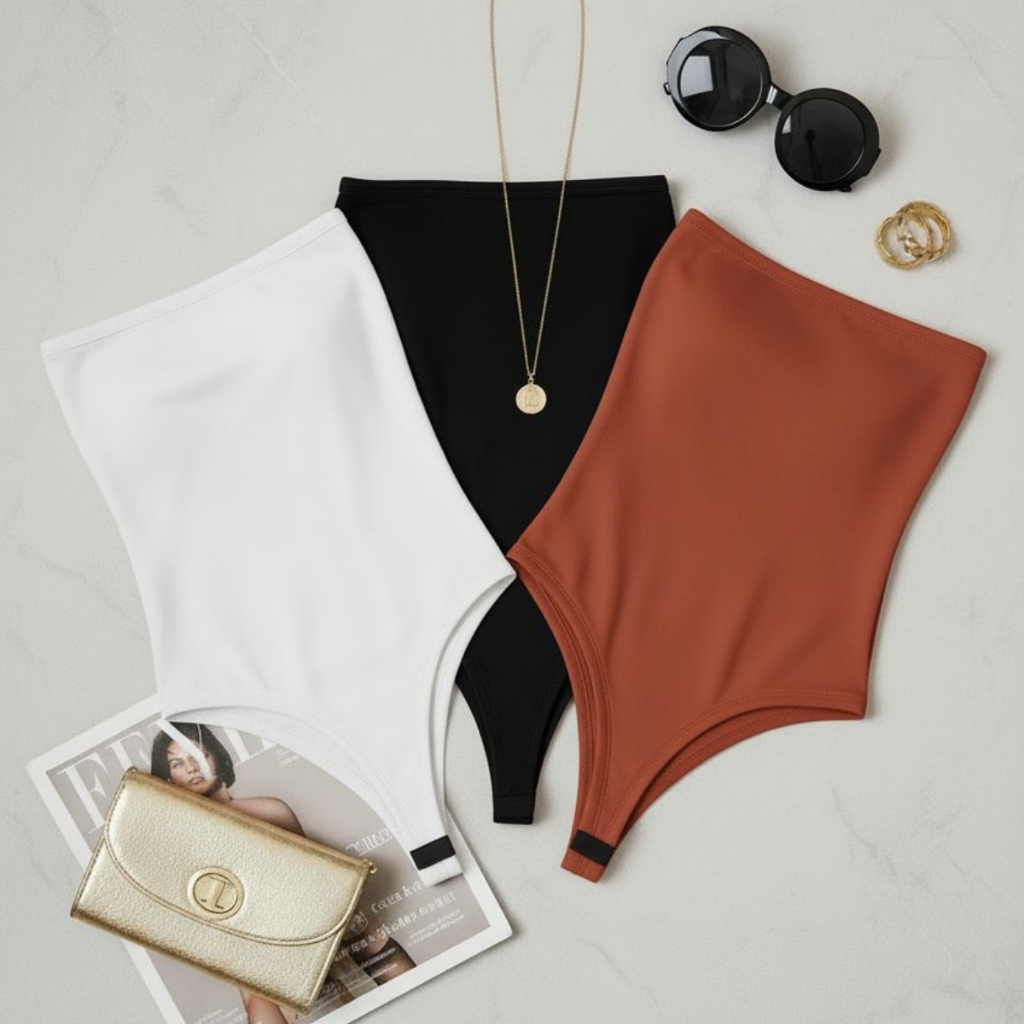 Kit 3 Body Bori Collant Feminino Tomara Que Caia Com Bojo Modelador Moda Casual Versátil Primavera Verão Tendência em Oferta na Shopee