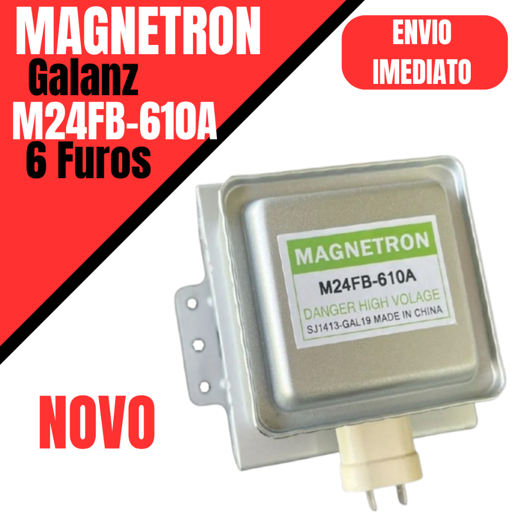 Magnetron para microondas compatível Brastemp Consul M24fb-610a Novo em Oferta na Shopee