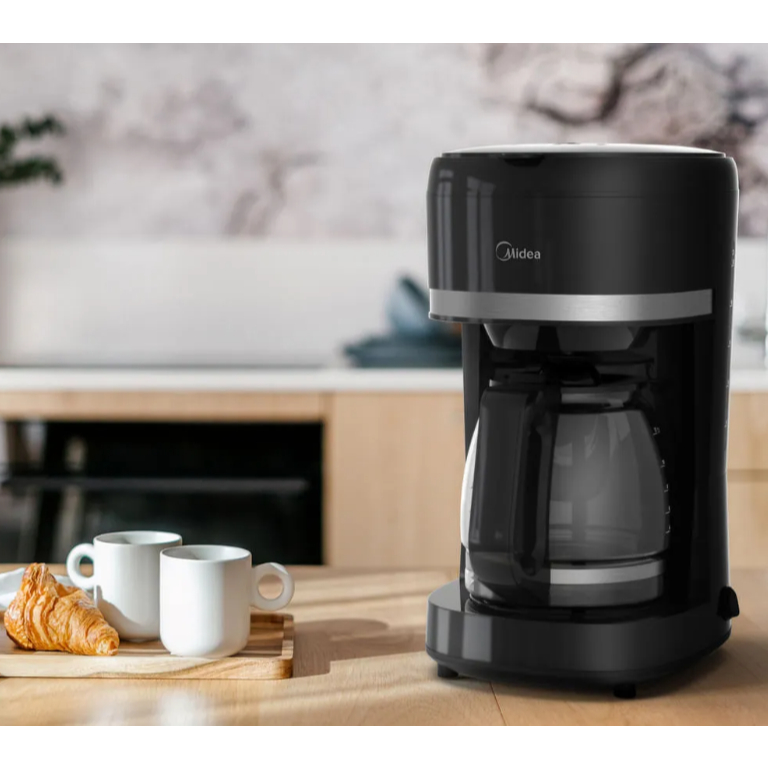 Cafeteira Elétrica Preta 1,5l Midea 127v