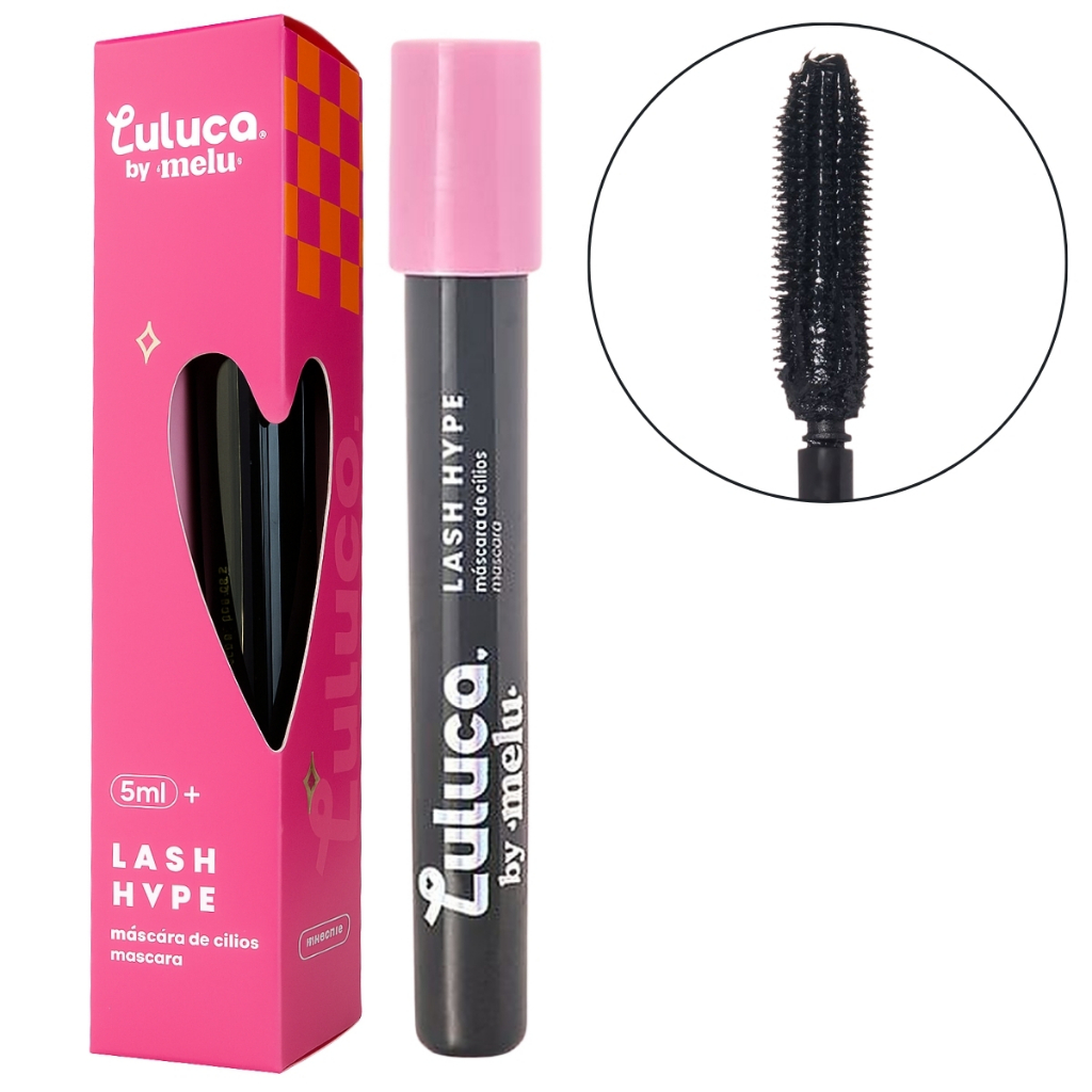 Máscara de Cílios Lash Hype Luluca By Melu em Oferta na Shopee
