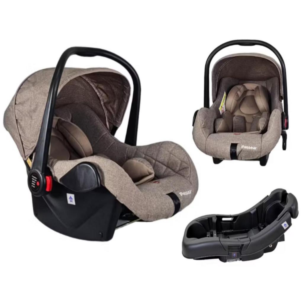 BEBE CONFORTO CADEIRA DE CARRO GRUPO 0+ ACONCHEGO HB816 + BASE VEICULAR BASE PARA CARRO- KIT PASSEAR