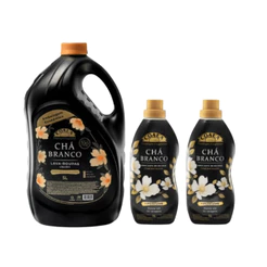 Kit 01 Lava Roupas 5L + 02 Amaciantes 1L Chá Branco Coala