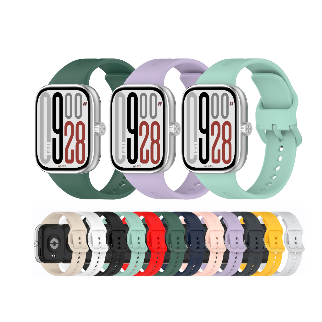 Pulseira Silicone Com fecho Para Redmi Watch 5/ Redmi Watch 6/ Mi Band 9 Pro/ 8 Pro