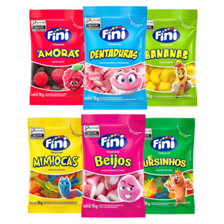 Kit 15UN Temáticos Fini Balas Doces e Balas Cítricas 15g Cada Sortidos em Oferta na Shopee