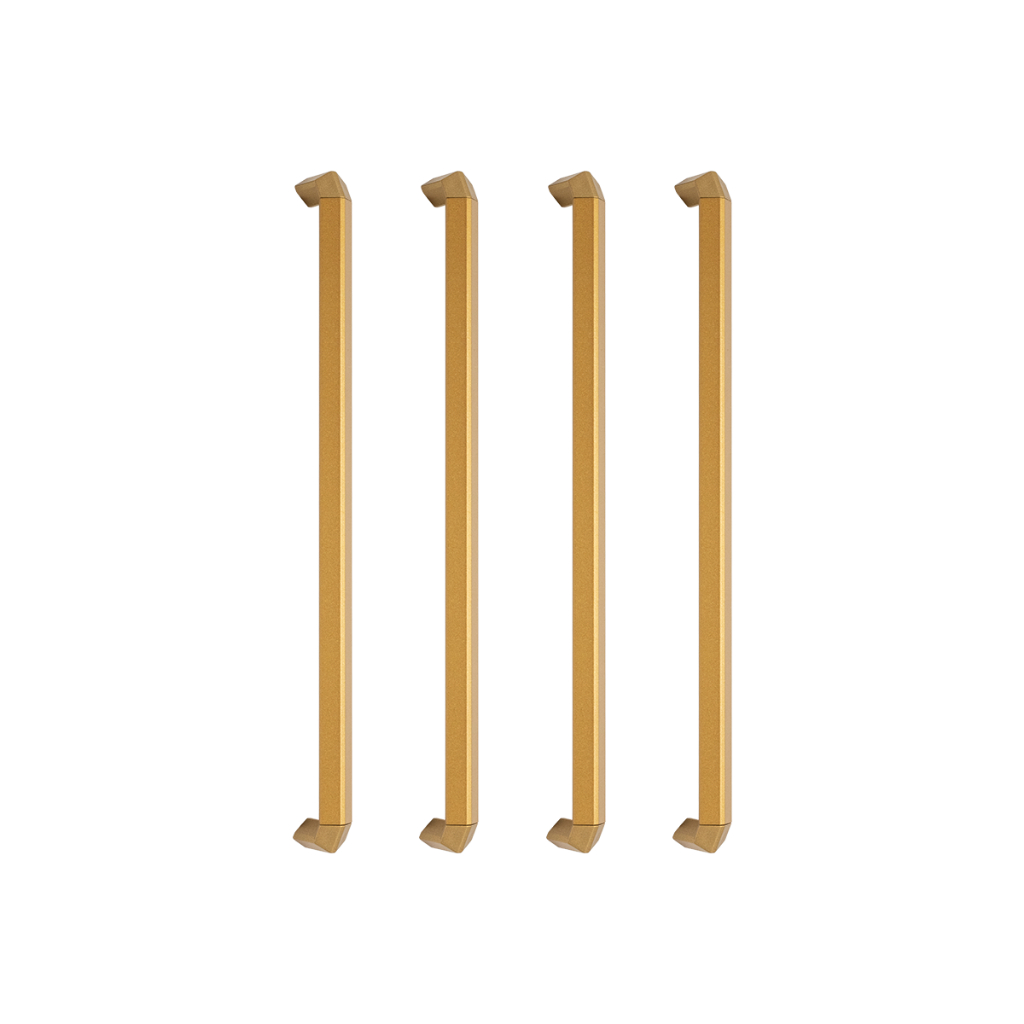 4 Peças Puxadores Trip Para Porta Guarda Roupa Grande Móveis 608mm
