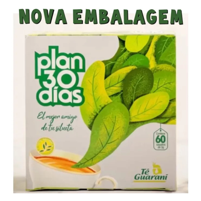 Chá Natural 30 Dias Original 60 sachês em Oferta na Shopee