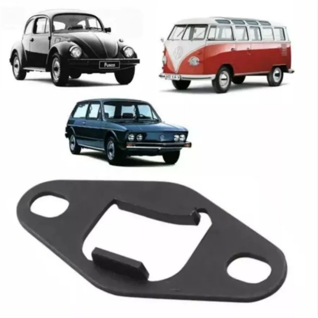 Chapa Guia Alavanca Câmbio Vw Fusca Brasília Kombi Reforçada chapa 2mm