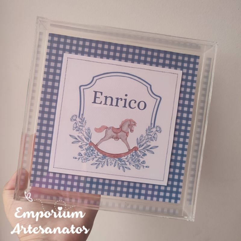 Porta Maternidade Quadro Acrílico Personalizado Para Quarto de Bebê em Oferta na Shopee