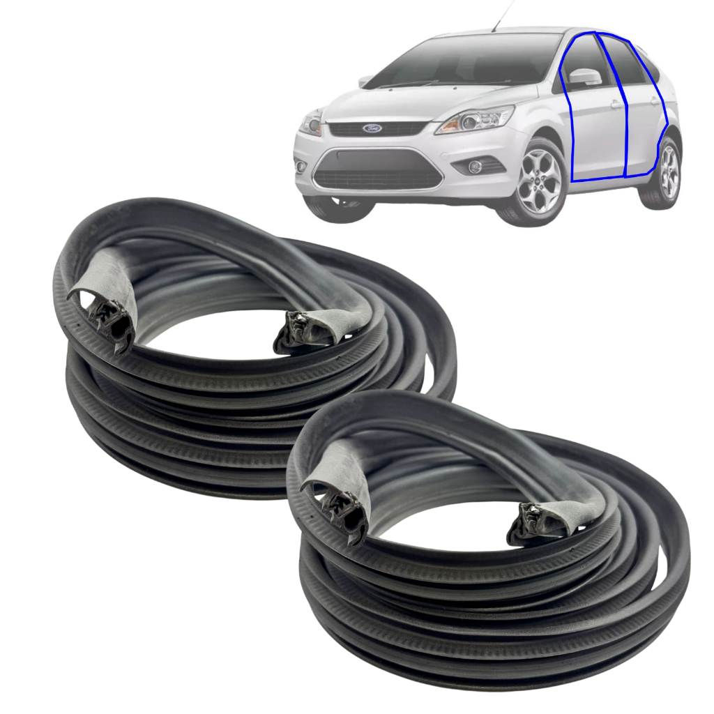 Borracha Vedação guarnição Porta Ford FOCUS 2013 a 2019 Dianteira ou Traseira