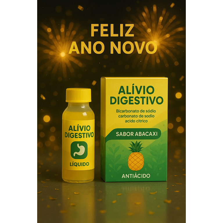 Kit Ressaca Reveillon Ano Novo 40 Antiácido + 40 Flaconetes