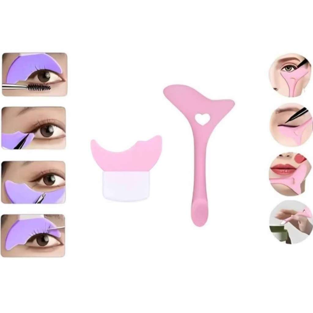 KIT 2 Ferramentas Auxiliar de Delineador de Olhos Crescente Inferior Multi-Função para Sombra dos Olhos em Oferta na Shopee